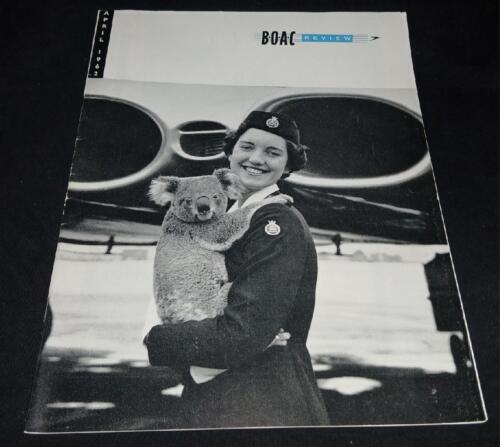 Vintage BOAC Review Staff Magazine April 1962 ✈👨✈️👩✈️