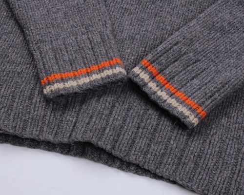 NAPAPIJRI Alaska Ski Patches Strick Wolle 1/4 Half Zip Sweater Pullover Gr. S - Bild 7 von 15