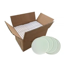 120pcs 3.9" Round Sublimation Blank Tempered Glass Coaster USA