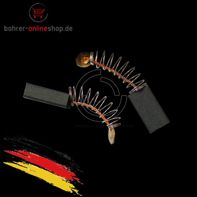 2x carbon brushes for Bosch 5x8x16mm (2604321905  (4051435024785)