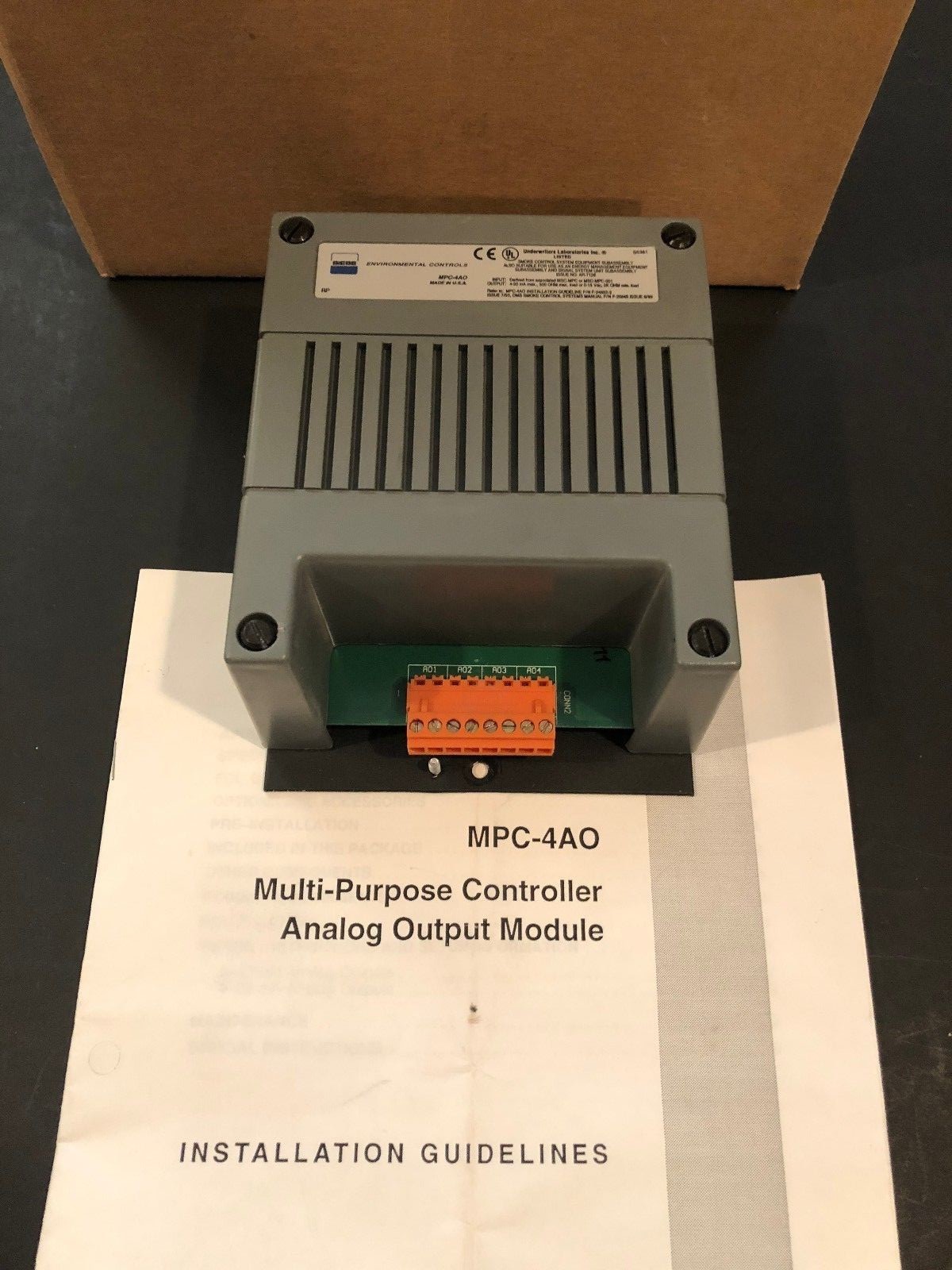 MPC-4AO MULTI-PURPOSE CONTROLLER ANALOG OUTPUT MODULE