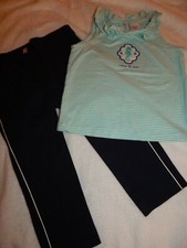 NWOT /EUC Janie and Jack 2T 3T Seahorse Shirt Navy White Pipe Pants Outfit SO CU
