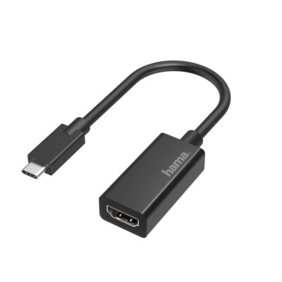 Hama - 200315 Video-Adapter, USB-C-Stecker - HDMI -Buchse, Ultra-HD 4K