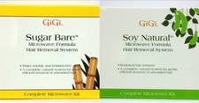 GIGI Hair Removal System Complete Microwave Kit - Sugar Bare/Soy Natural