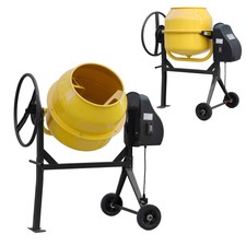 63L 120L 140L Cement Mixer Electric Concrete Mortar Plaster Mixing Construction
