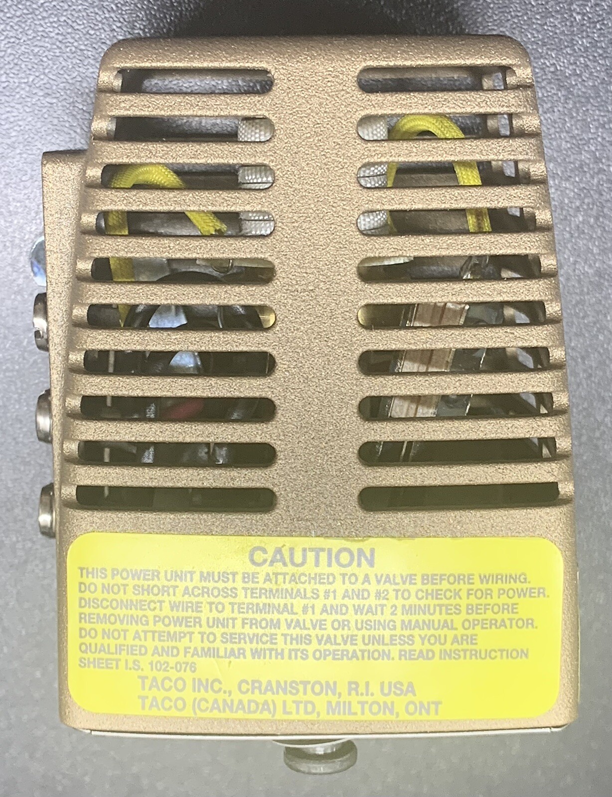 Taco Comfort Solutions Made Easy Boiler Replacement Power Head, Zone