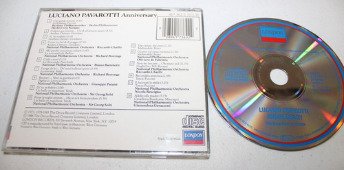 Pavarotti - Anniversary (CD 1986, Decca/London Records) Classical Music - Picture 2 of 2
