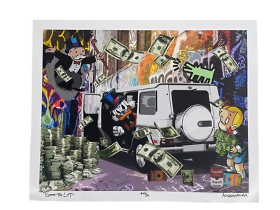 Gimme the Loot! Signed Art Print By Art work By Adam # 142/250
