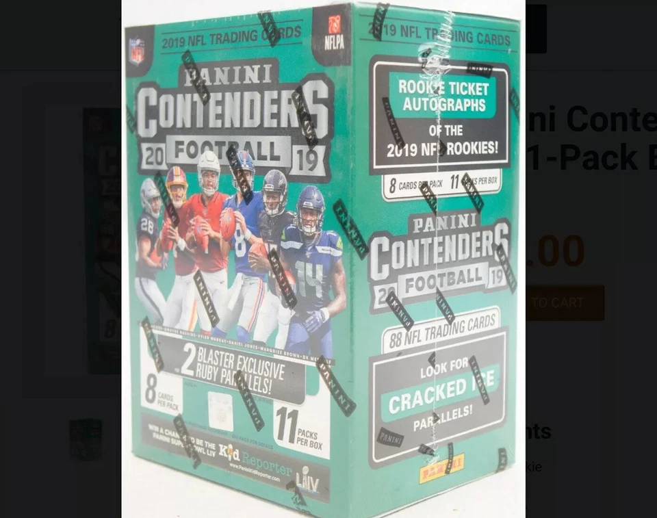 2019 Panini Contenders Football FANATICS 11 PAKS Blaster Box- FACTORY SEALED - Image 2 of 4