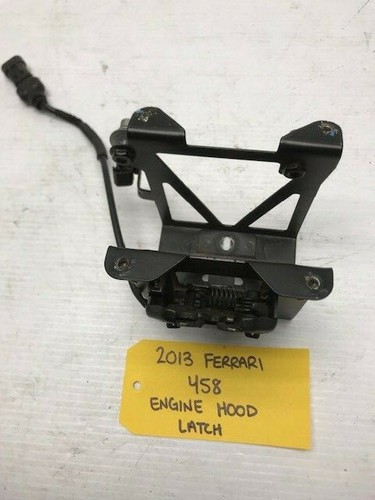 13 FERRARI 458 ITALIA REAR ENGINE LID LATCH WITH BRACKET 10 11 12 14 15 - Picture 11 of 11