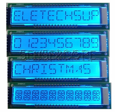10-bit 16-segment SPI LCD Display Module Board TM1622 Drive DC 5V SPI Interface
