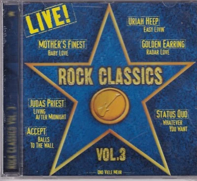 Rock Classics Live - Vol. 3 - Slade, Doro, Meat Loaf u.a. -CD -1044- near mint - Bild 1 von 2