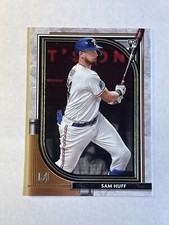 Sam Huff 2021 Topps Museum Collection Rookie Card RC #26 Texas Rangers
