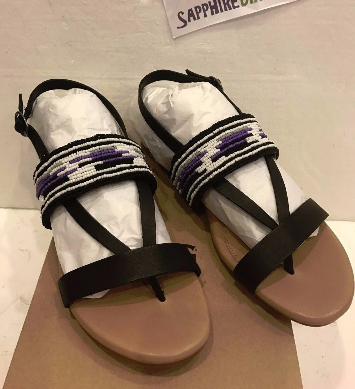 Sandali UGG donna Verona Serape Beads taglia US 9 UK 7 5 1011005 CON NUOVI! $120 00