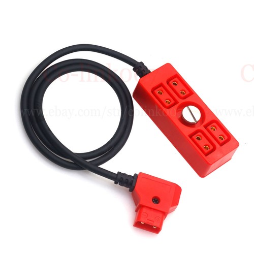 Splitter a quattro vie mozzo maschio a 4 D-Tap femmina adatto per fotocamera 1/4 vite - Foto 9 di 13