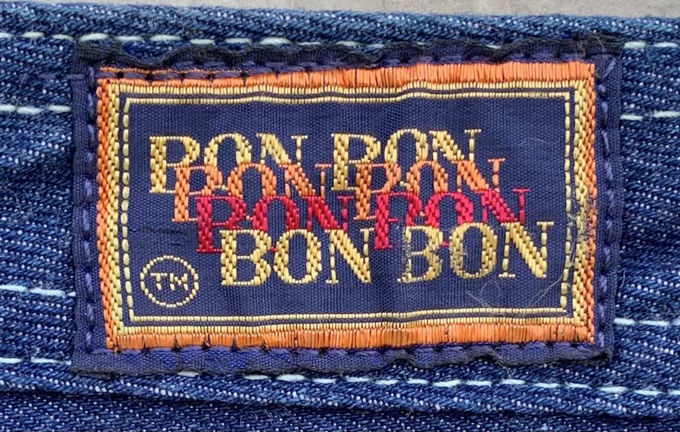 vintage Bon Bon jeans floral embroidered pockets … - image 7