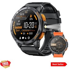 Durable Smartwatch with Built-in GPS, Flashlight, 1.43" AMOLED Display