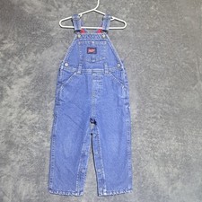VTG Old Navy Baby Denim Overalls Fleece Lined Carpenter 18-24M Workwear 90s