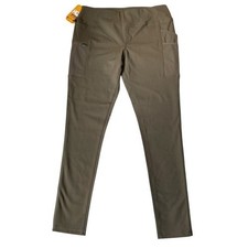 Carhartt Force Utility Leggings Women Size XL Green Fitted Flex Zip Pocket NWT