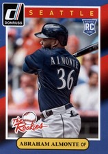 2014 Donruss The Rookies Baseball Card #21 Abraham Almonte
