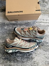 Salomon XT6 Oxford Tan Carbon Clearly Aqua - Size UK 9.5 - FAST SHIPPING