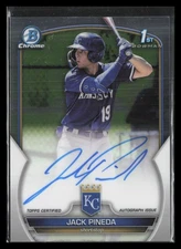2023 Bowman Chrome #CPA-JPI Jack Pineda Prospect Autographs