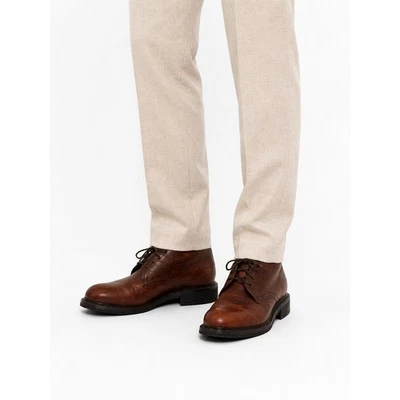 Cole Haan Botas Chukka de Cuero Marrón Para Hombre 10 Con Cordones Informales Vestido Cómodo - Imagen 1 de 4