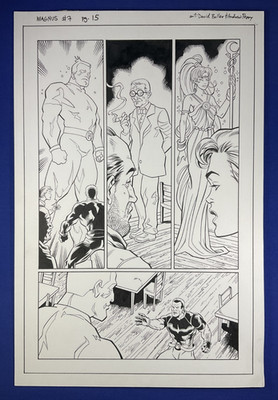 Magnus Robot Fighter #7 page 15 Valiant Acclaim Comics VH2 Original Art 1997