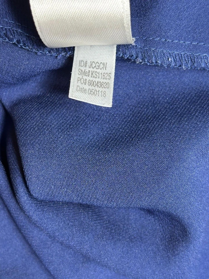 Kate Spade New York Shirt Womens Small Blue Contrast Trim Satin Pajama Sleep Top — 第 4/4 张图片