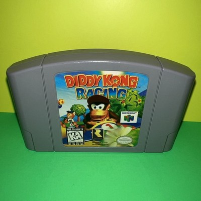 Nintendo 64 N64 Diddy Kong Racing Authentic Game Tested Works Vintage