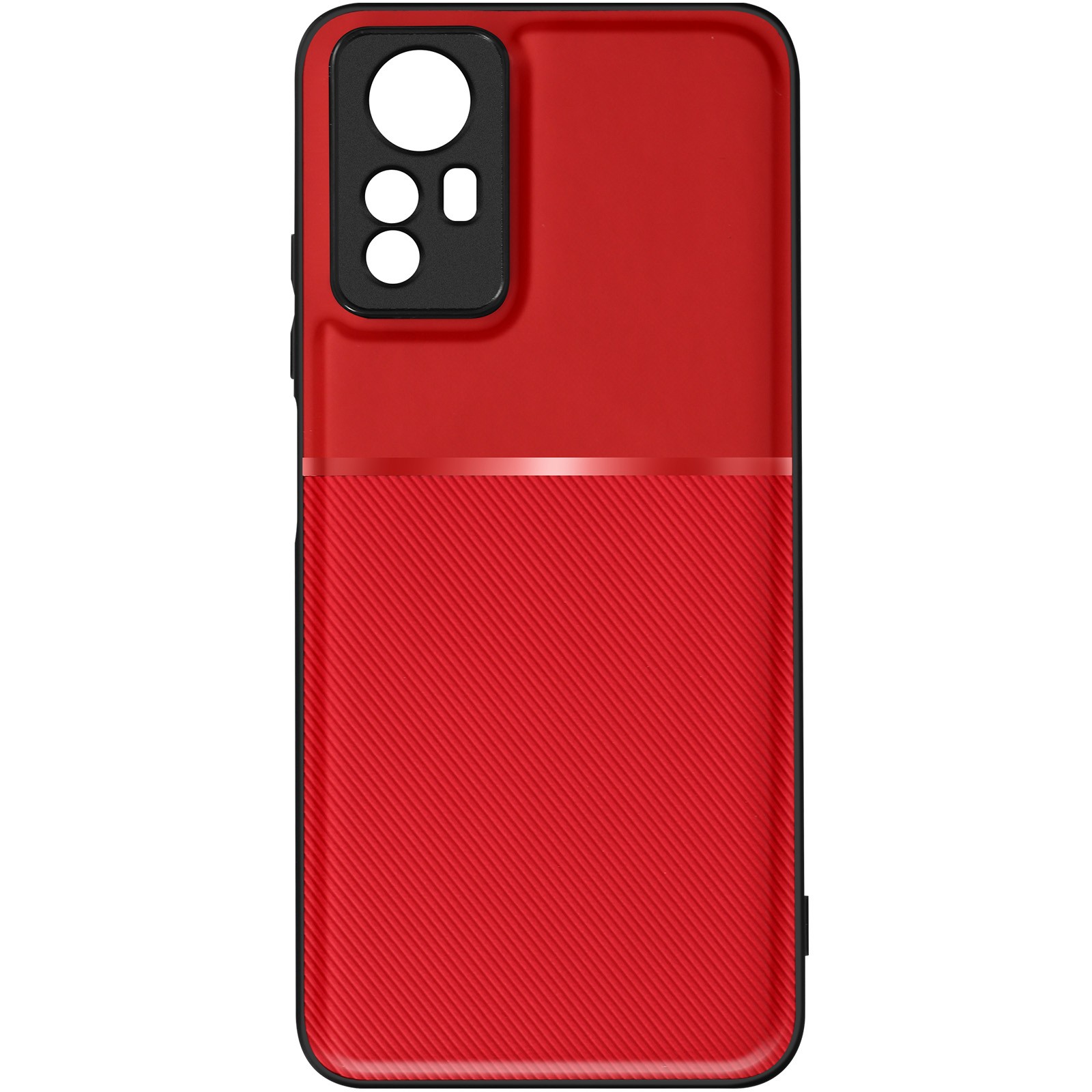 Coque Xiaomi Redmi Note 12s Avizar Antichoc Rouge à Bord Souple en Silicone