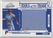 2005 Playoff Absolute Memorabilia Reverse Blue Jumbo Materials Steve Carlton i4v