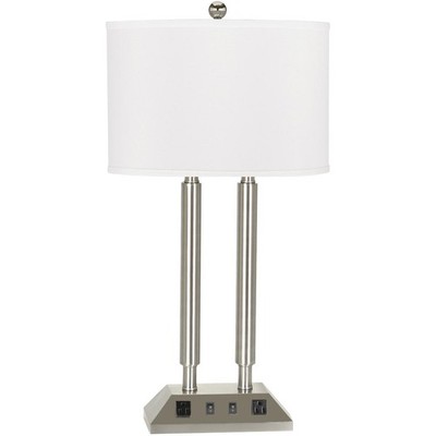 CAL Lighting & Accessories LA-2004DK-1RBS Hotel Desk Lamp Brushed Steel
