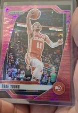 2024-25 Panini Prizm - Trae Young #84 Pink Pulsar Prizm /42