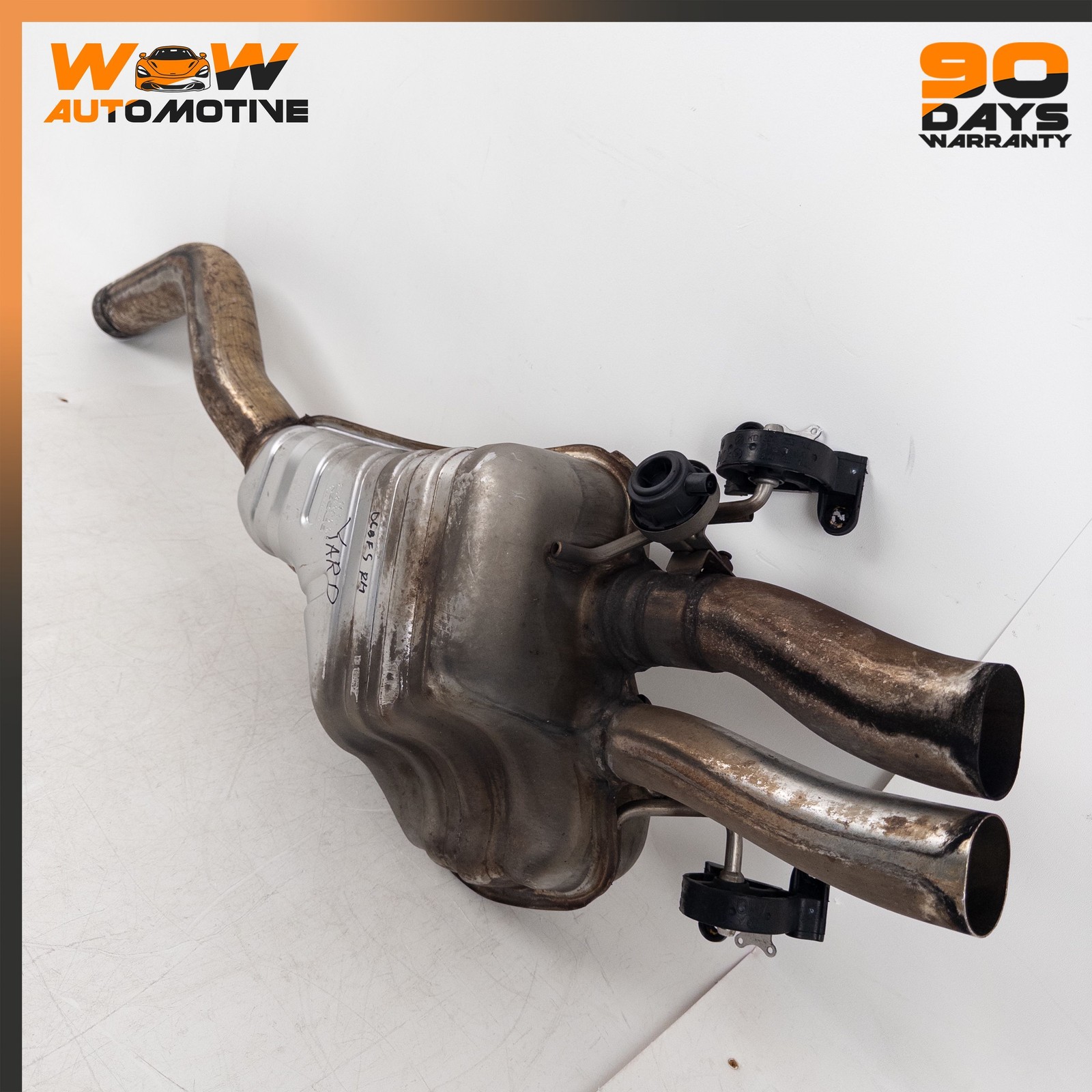 06-13 BENTLEY CONTINENTAL FLYING SPUR REAR LEFT RIGHT EXHAUST MUFFLER SET OEM