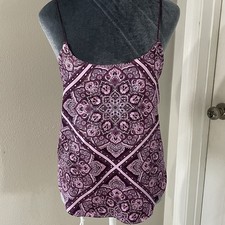 Victoria s Secret Satin Cami Racerback Purple Lounge Tank Top Fairy Festival XS