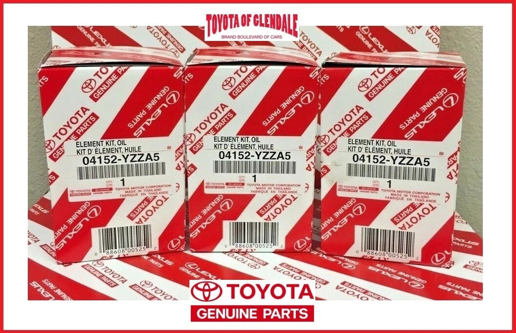 Set Of (3) Genuine Oem 04152-yzza5