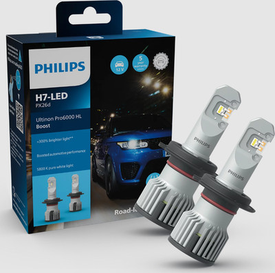 Philips Ultinon Pro6000 H7 BOOST +300%  LED 11972U60BX2 LED 12V 30W