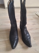 Damenwesternstiefel  schwarz Gr. 38
