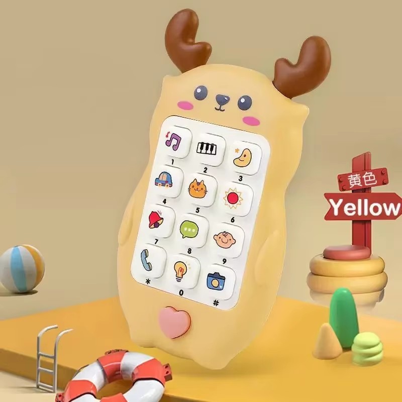 Baby Toy Phone Music Learning Teether Bilingual Educational Electronic Toy - Image 3