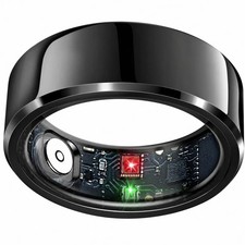 2027 Smart Ring Health Tracker IP65 Waterproof Monitor for Heart Rate Fitness