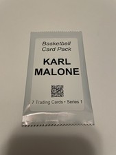 Karl Malone Basketball Card Lot Pack 7 Cards Gift Ready Rip Pack No Duplicates