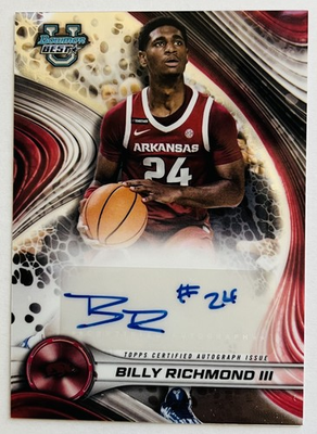#ad 2024 Bowman U Best #B24 BR Billy Richmond III Auto Arkansas 🔥🔥🔥 $17.50