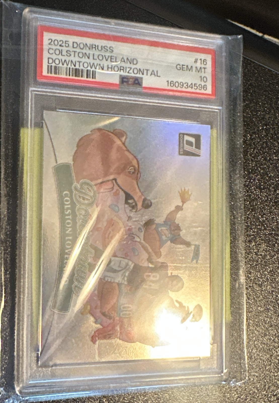 Colston Loveland Panini Donruss Downtown Horizontal #16 Base