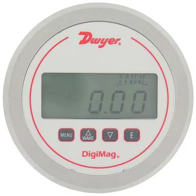 Dwyer Instruments Dm-1107 Digital Differential Pressure Gauge, 5 In Dial, 0.125