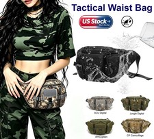 Tactical Fanny Pack Bumbag Waist Bag Military Hip Belt Outdoor Hiking Fishing