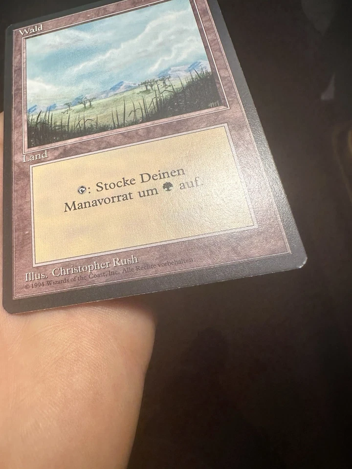 German FBB • Misprint Wald "Forest Plains" • NM / Unplayed • Mtg (862) - Image 3 of 4