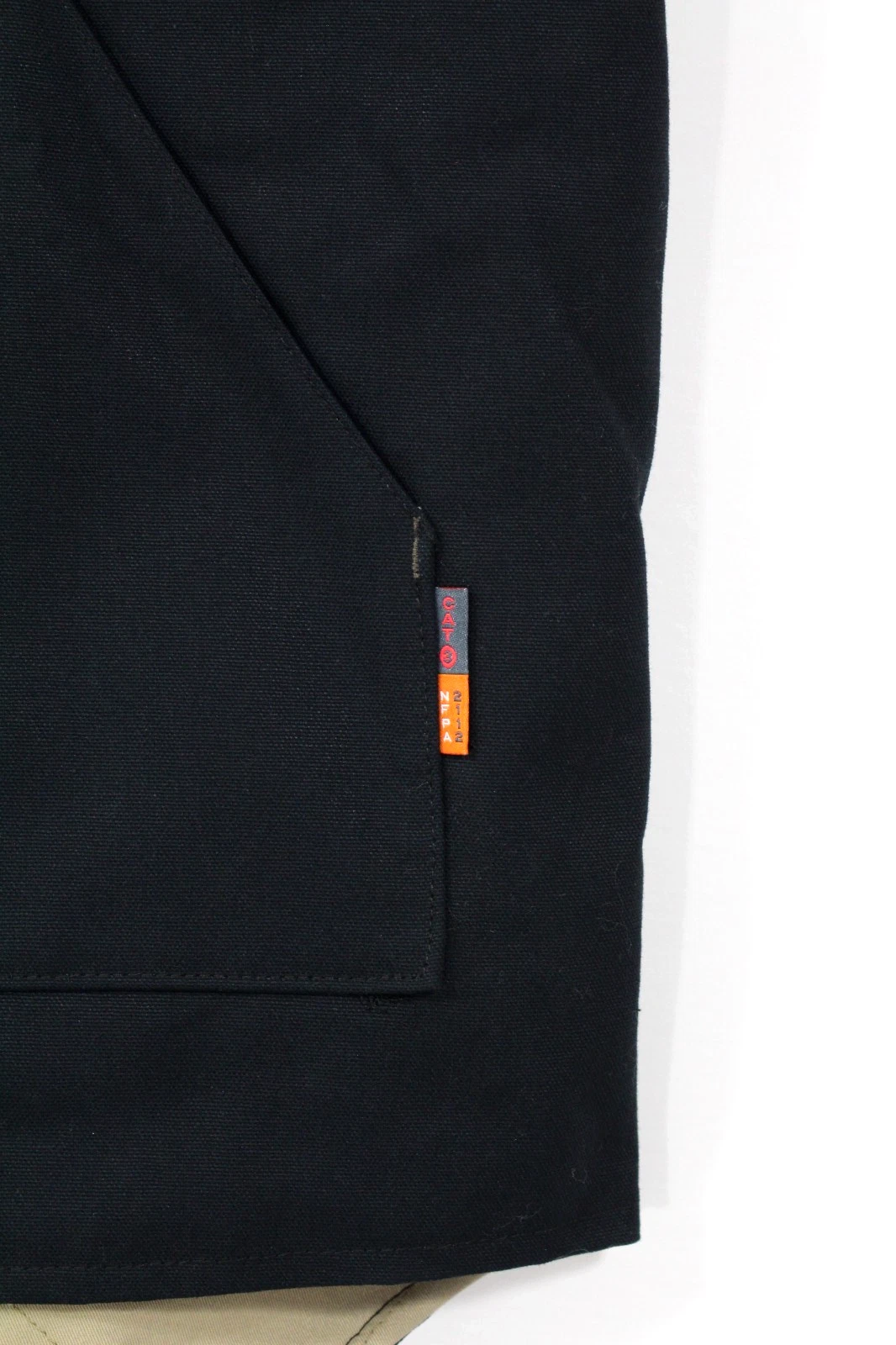 Rasco FR Mens 2XL Insulated Duck Work Vest Black CAT 3 Flame Resistant NWOT - product detail image 8