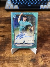 2026 Bowman Mega Box Aqua Refractor Aut RYAN SLOAN /125 - Mariners Color Match!