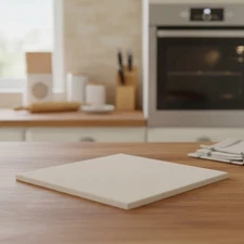 Extra Thick 12" Pizza Stone with Thermal Shock Resistance for Baking Perfection